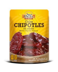 Piment chipotle en sauce et poche - Chiles chipotles en adobado en bolsa - 200 g