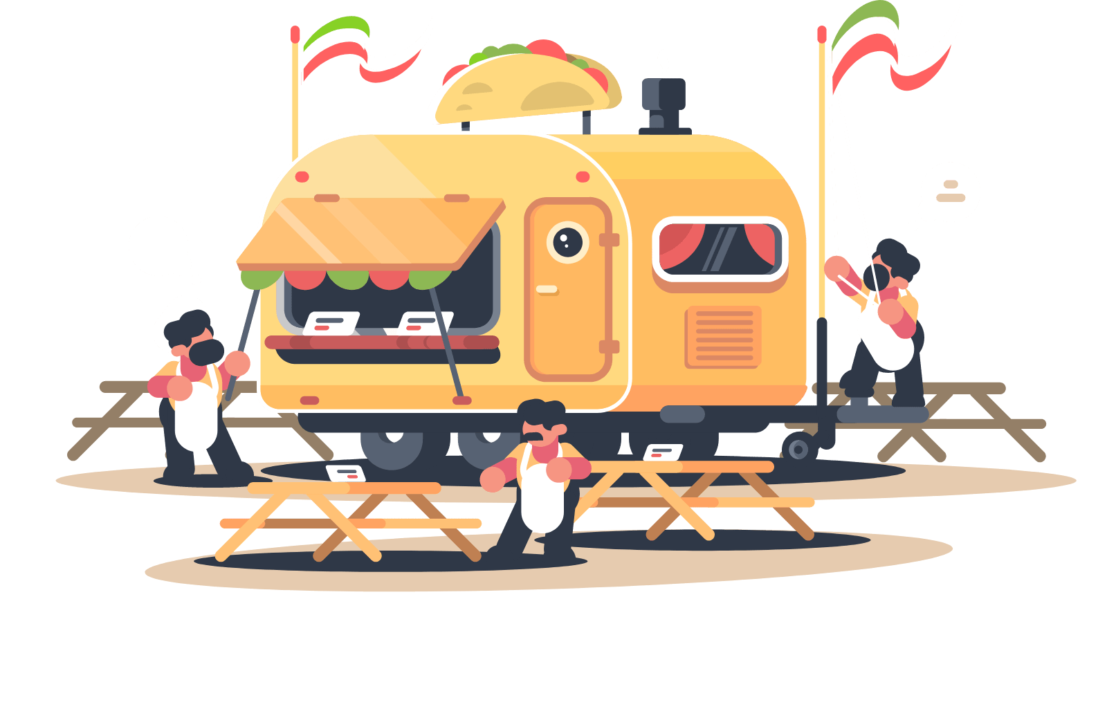 food truck mexicain