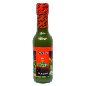 Sauce verte piment de habanero - Salsa de chile habanero Picante verde - 140 ml